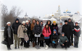 поездка в Троице-Сергиеву Лавру с учащимися школы №5 2012 год